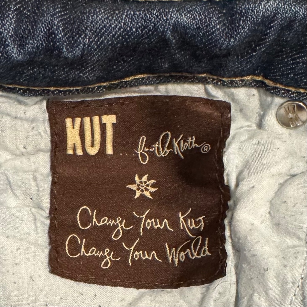 Kut From The Kloth Straight Leg Mid-rise Ankle Jean, Women's Size 10 - Picture 11 of 12